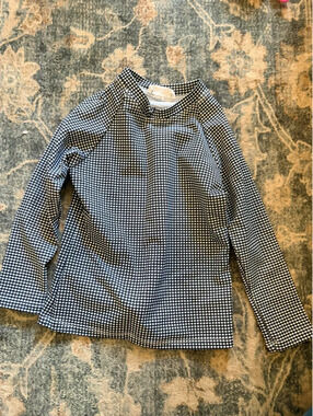 Minnow rash guard checkered pattern